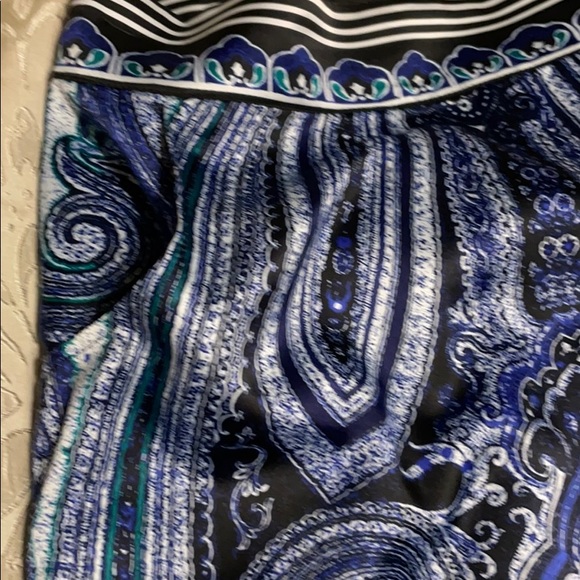 Macy's I-N-C Women's Black & Blue Pencil Skirt 4 - Picture 9 of 10